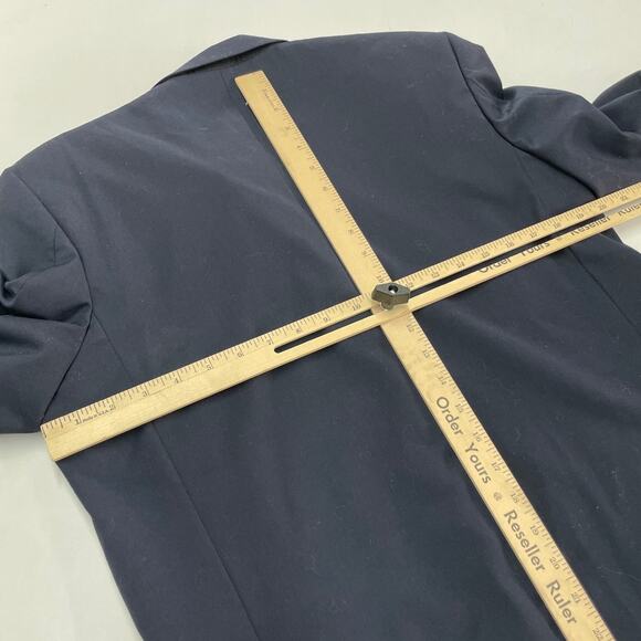 Michael Kors Blazer Mens 40R Blue Grey Lined 2 Button Single Breast Suit Jacket - Picture 9 of 10